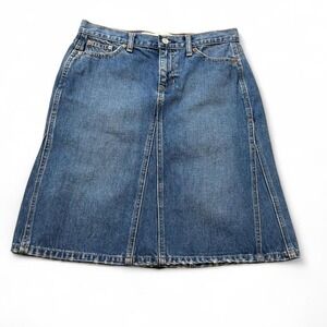 Vintage Gap Summer 2003 Denim‎ Midi Skirt